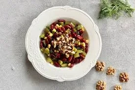 Kızarmış fasulye salata